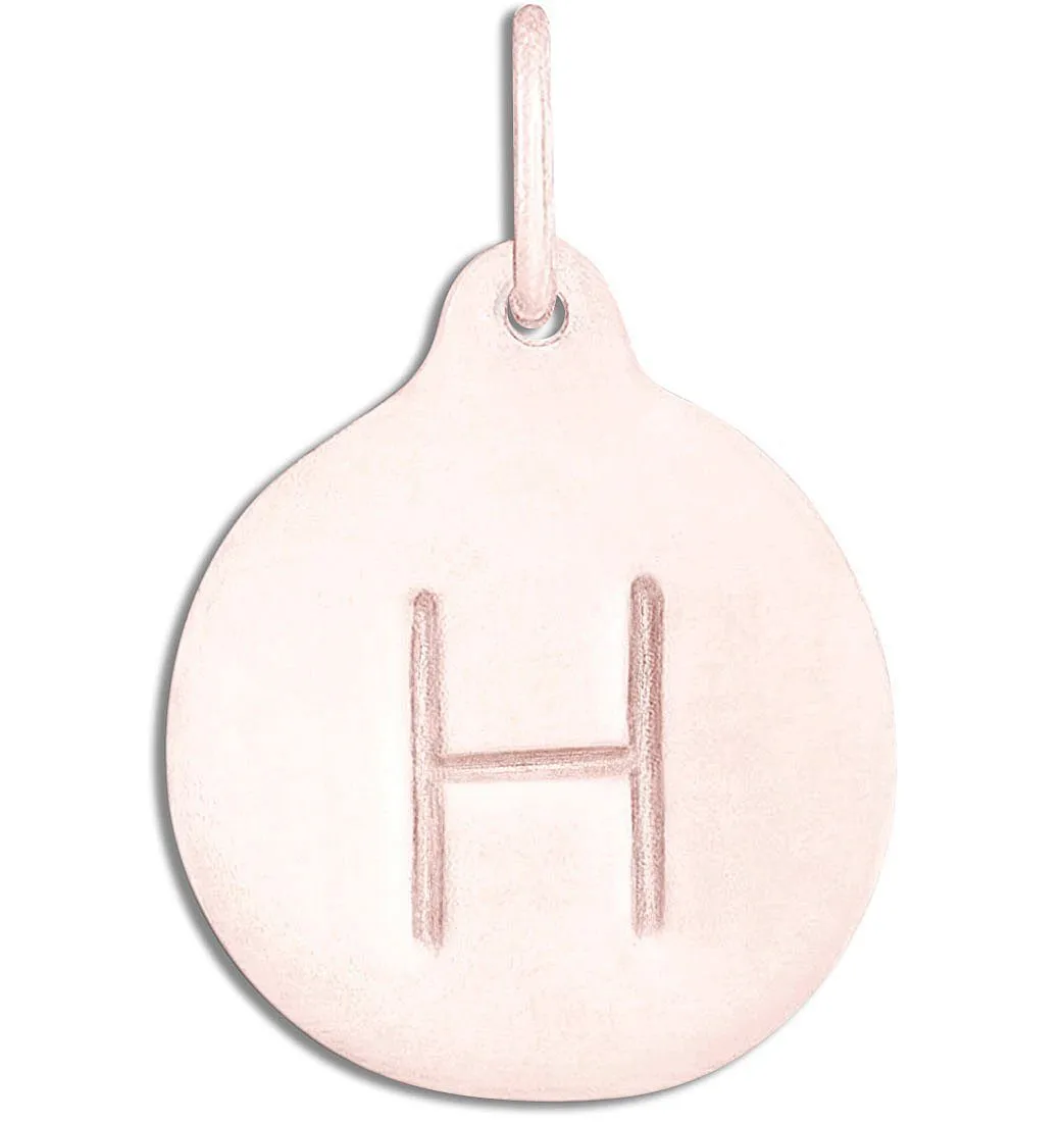 "H" Alphabet Charm