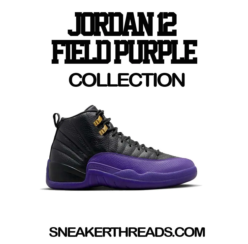 Retro 12 Field Purple Sweater - God Got Me -Purple