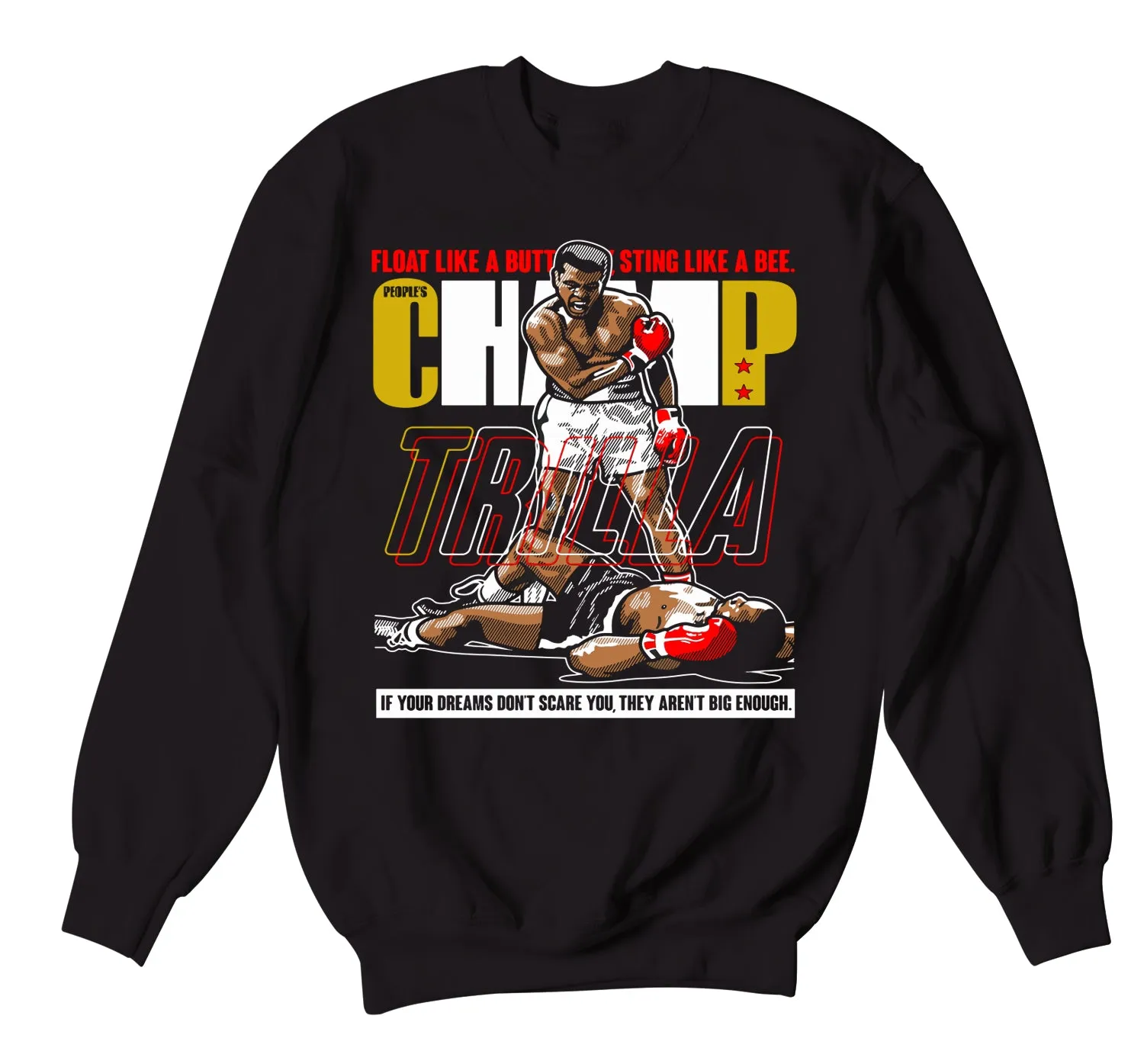 Retro 12 Super Bowl Sweater - Trilla - Black