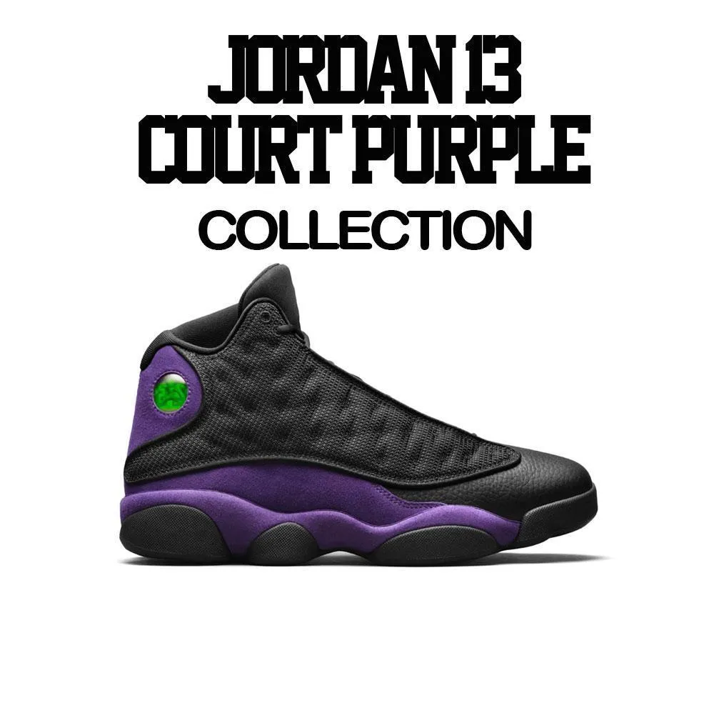 Retro 13 Court Purple Dripping Greatness Sweater