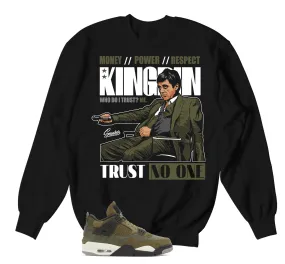 Retro 4 Craft Olive Trust issues Sweater