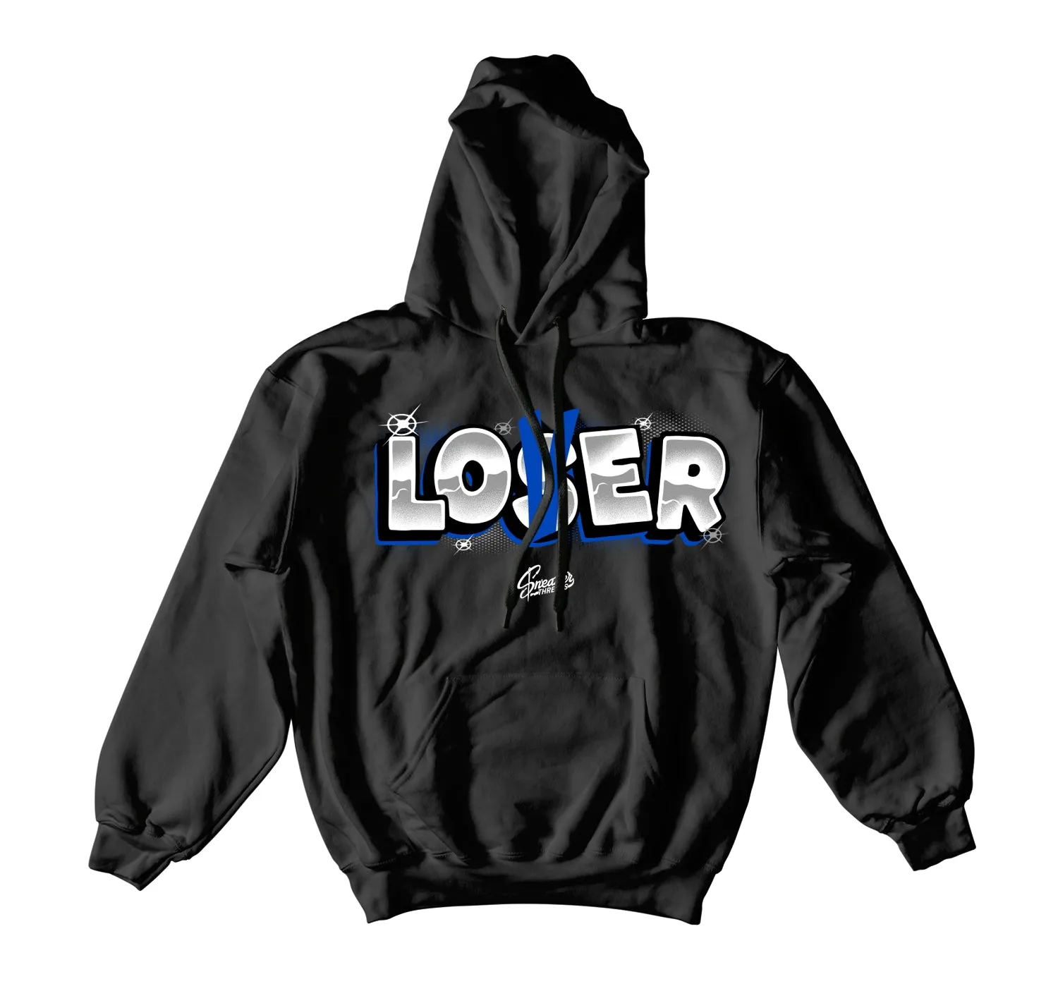 Retro 5 Racer Blue Lover Loser Hoody