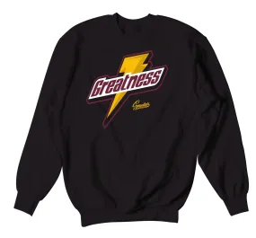 Retro 6 Bordeaux Sweater - Greatness - Black