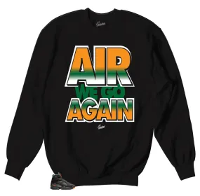 Retro 8 Air Raid Sweater - Air We Go - Black