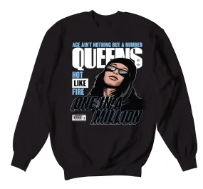 Retro 9 University Blue Queens Sweater