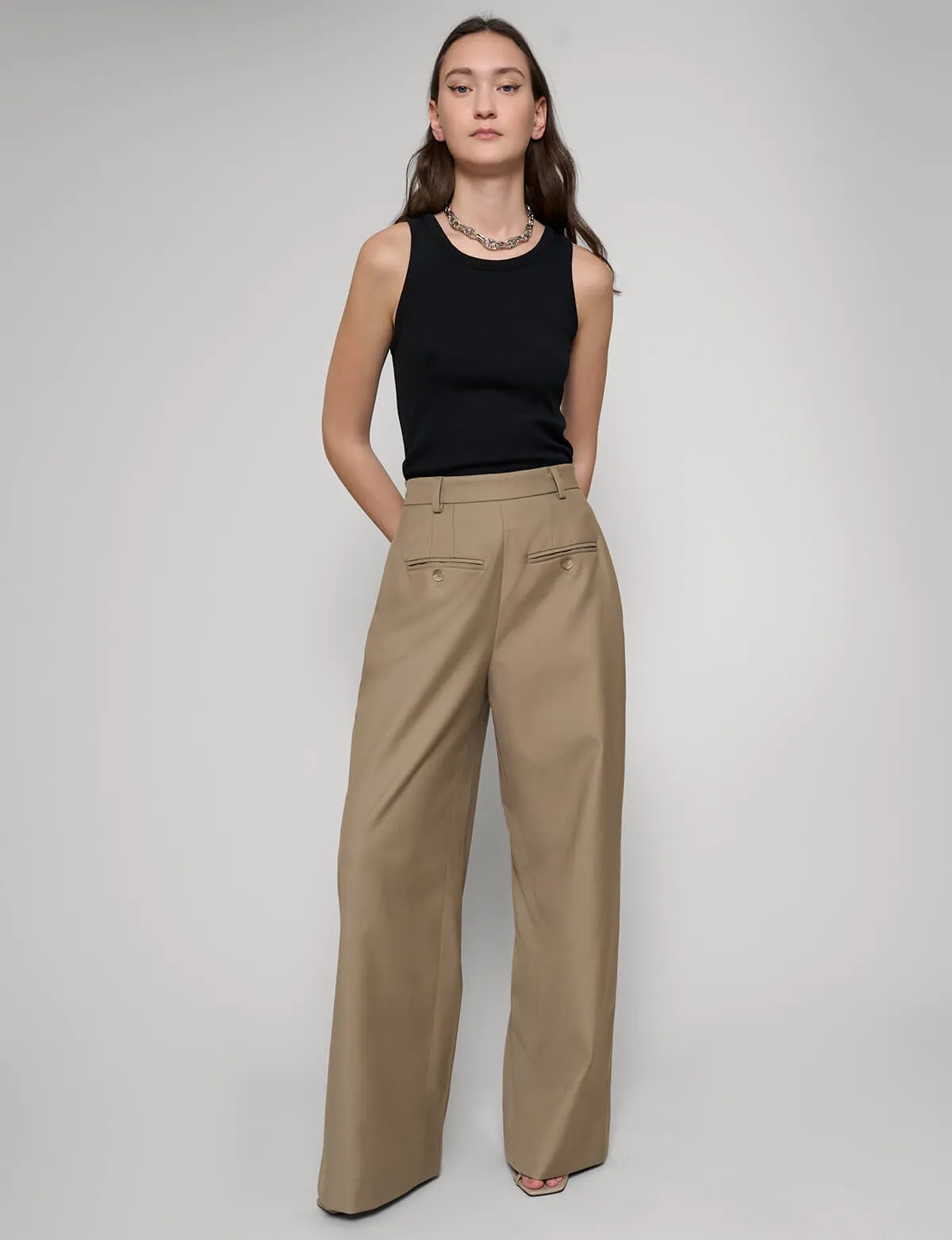 Reversed Pocket Trousers