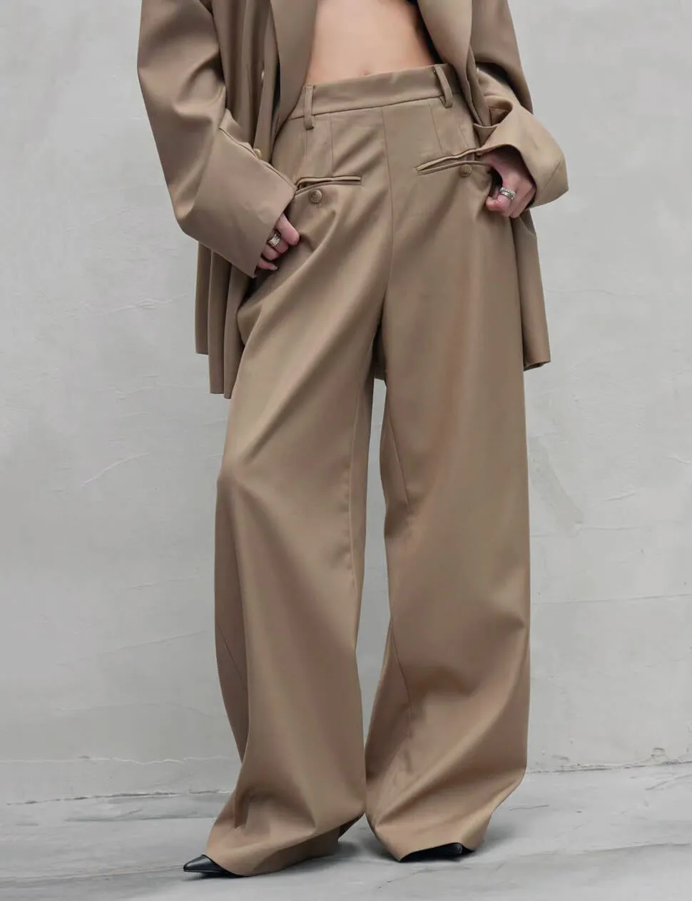 Reversed Pocket Trousers