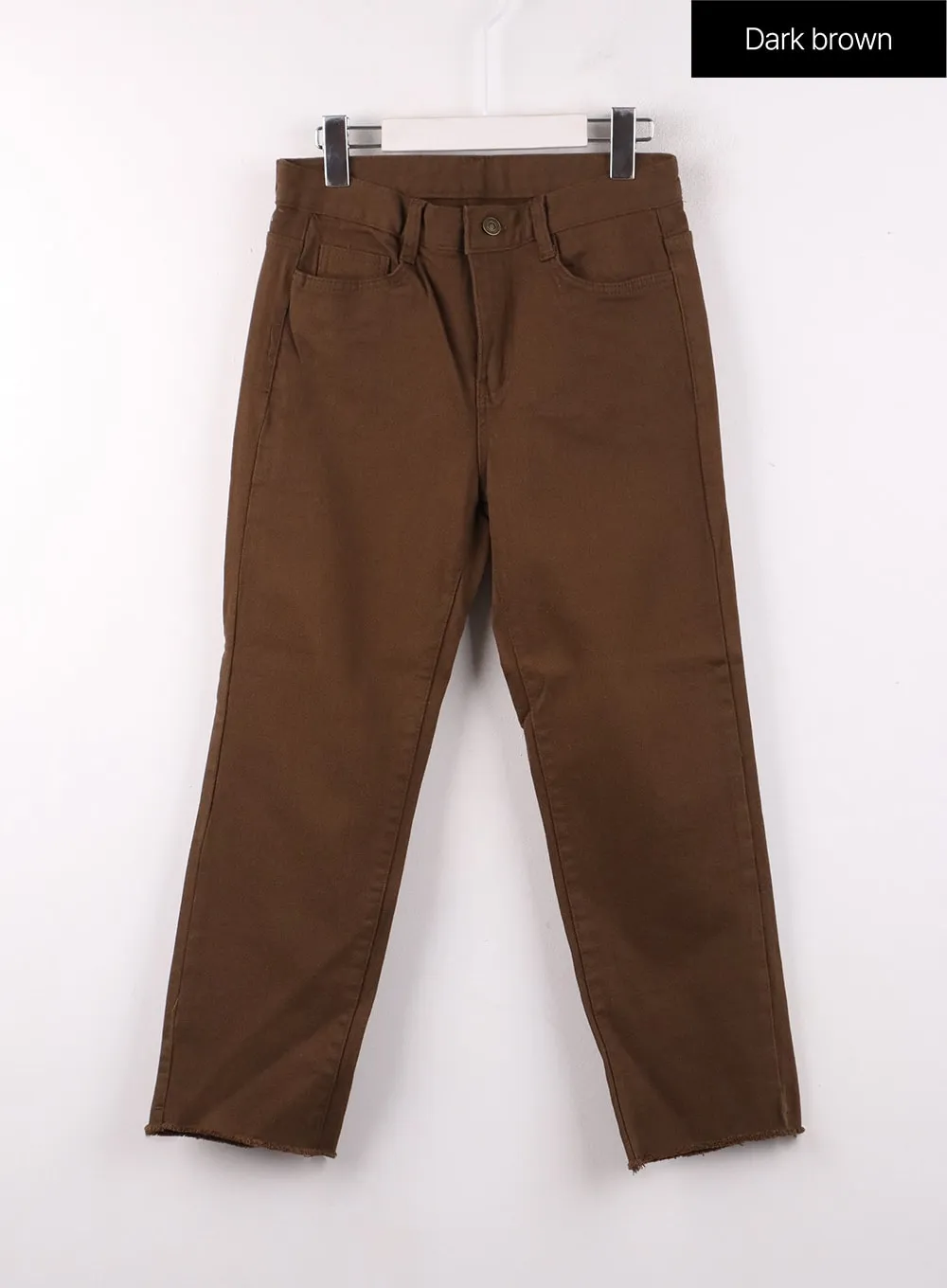 Straight Leg Cotton Pants OF405