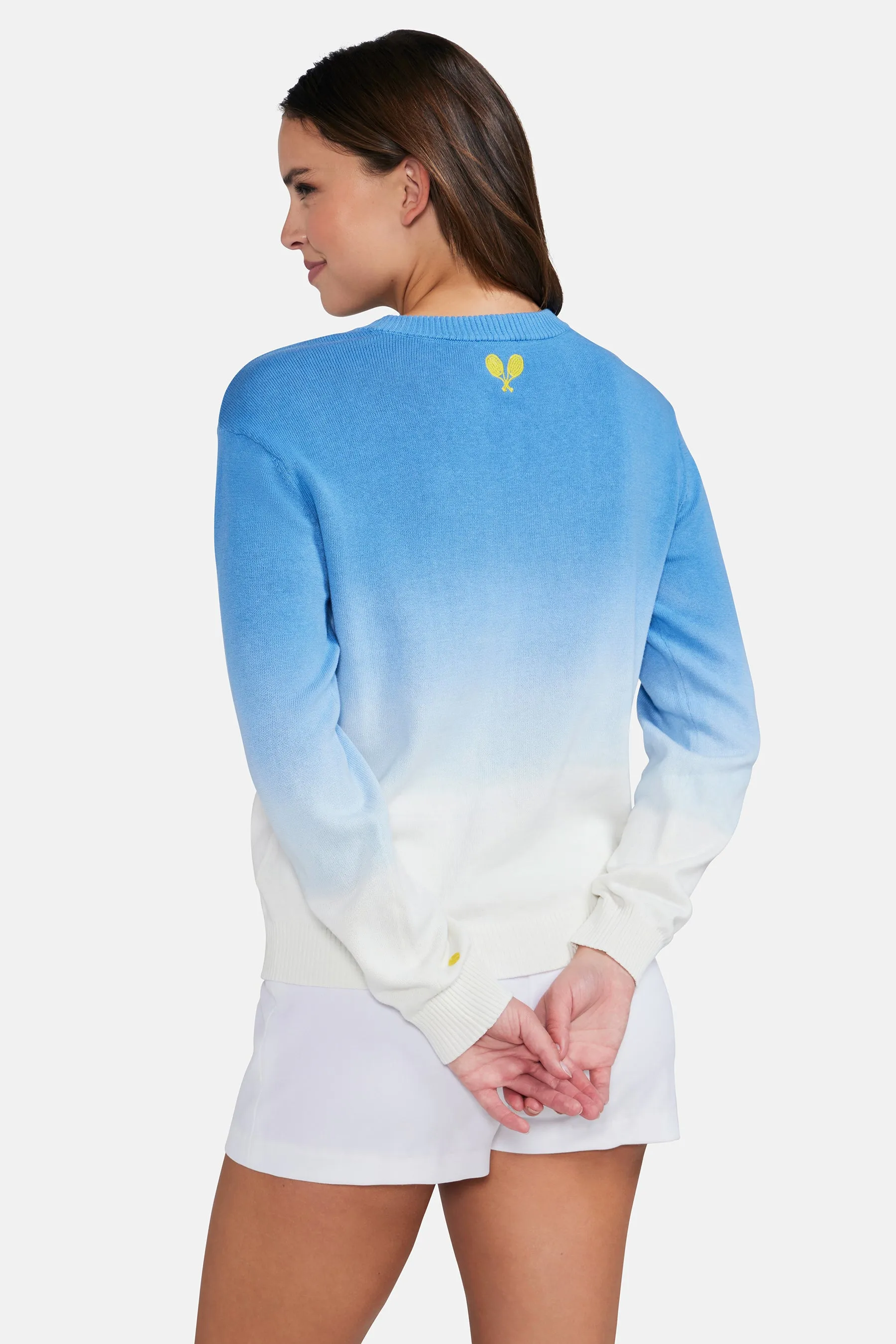 Tennis & Tonic Barrett Sweater | Chambray Dip Dye