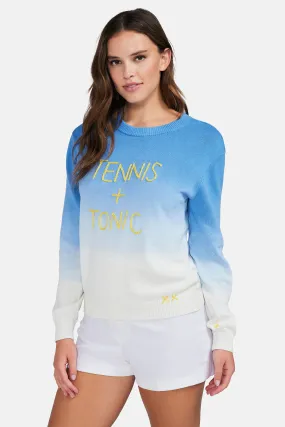 Tennis & Tonic Barrett Sweater | Chambray Dip Dye