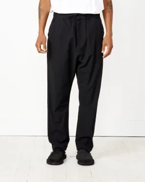 Yoyogi Seersucker Pant in Black