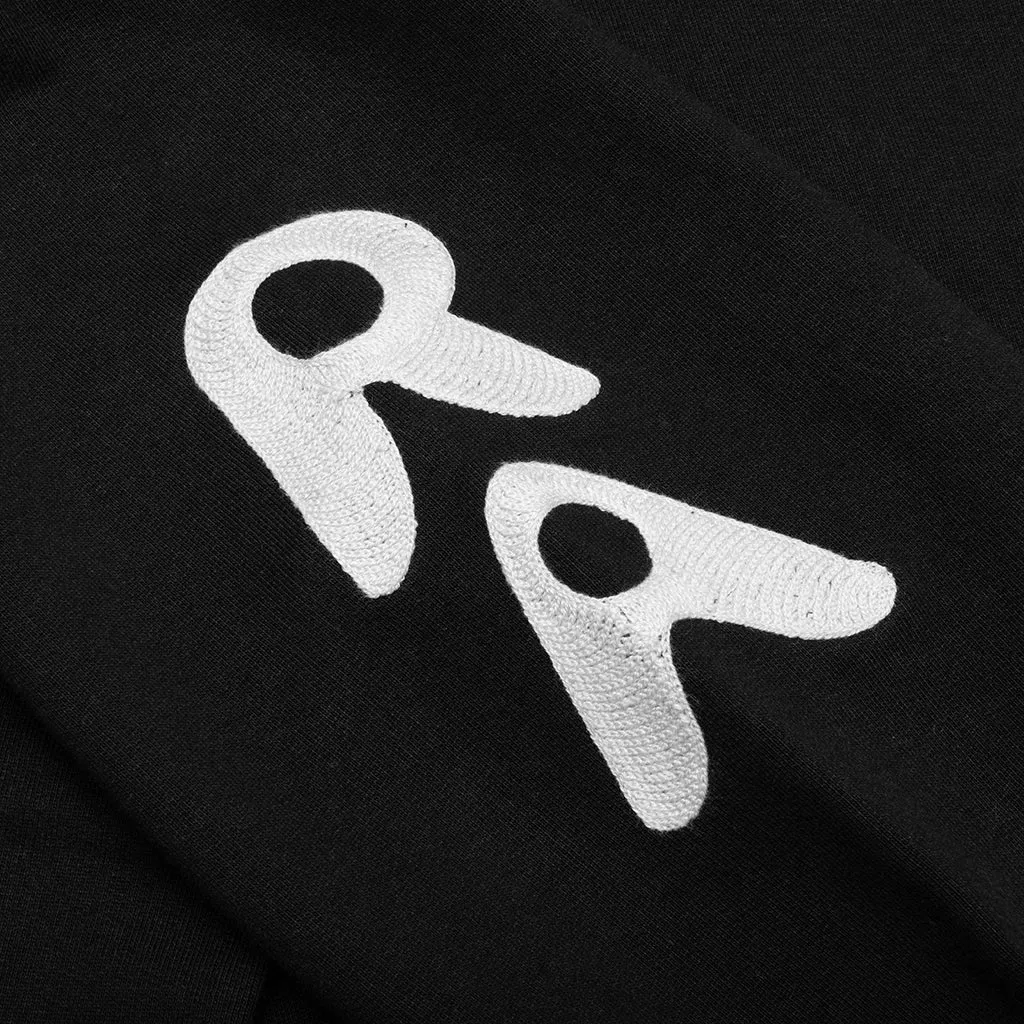 Zipped Pigeon Zip Hooded Sweatshirt - Black